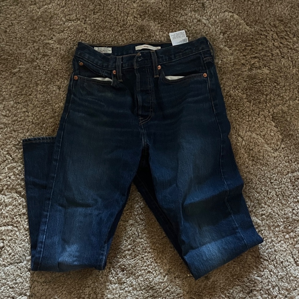 Levi's Women's High Rise Dark Blue Jeans